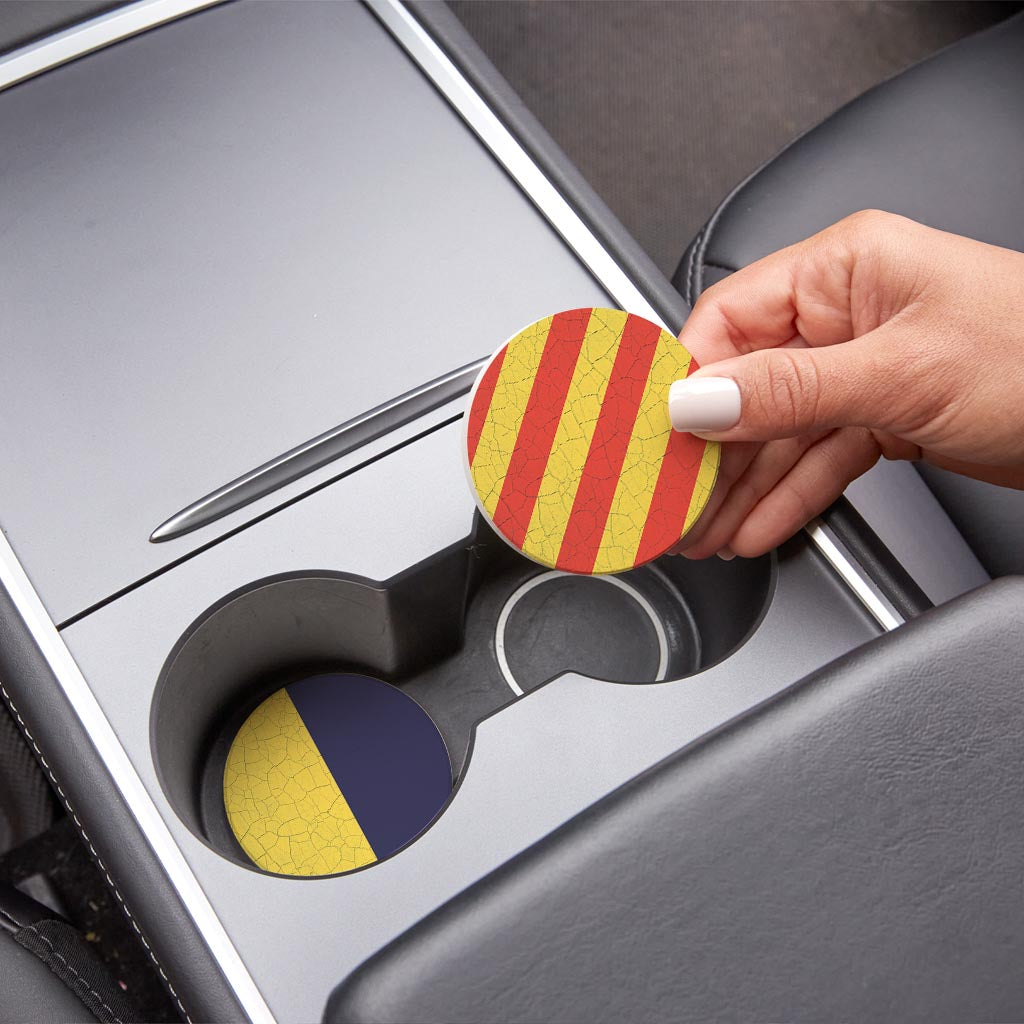 Nautical Flags | Absorbent Car Coasters | Set of 2 | Min 4