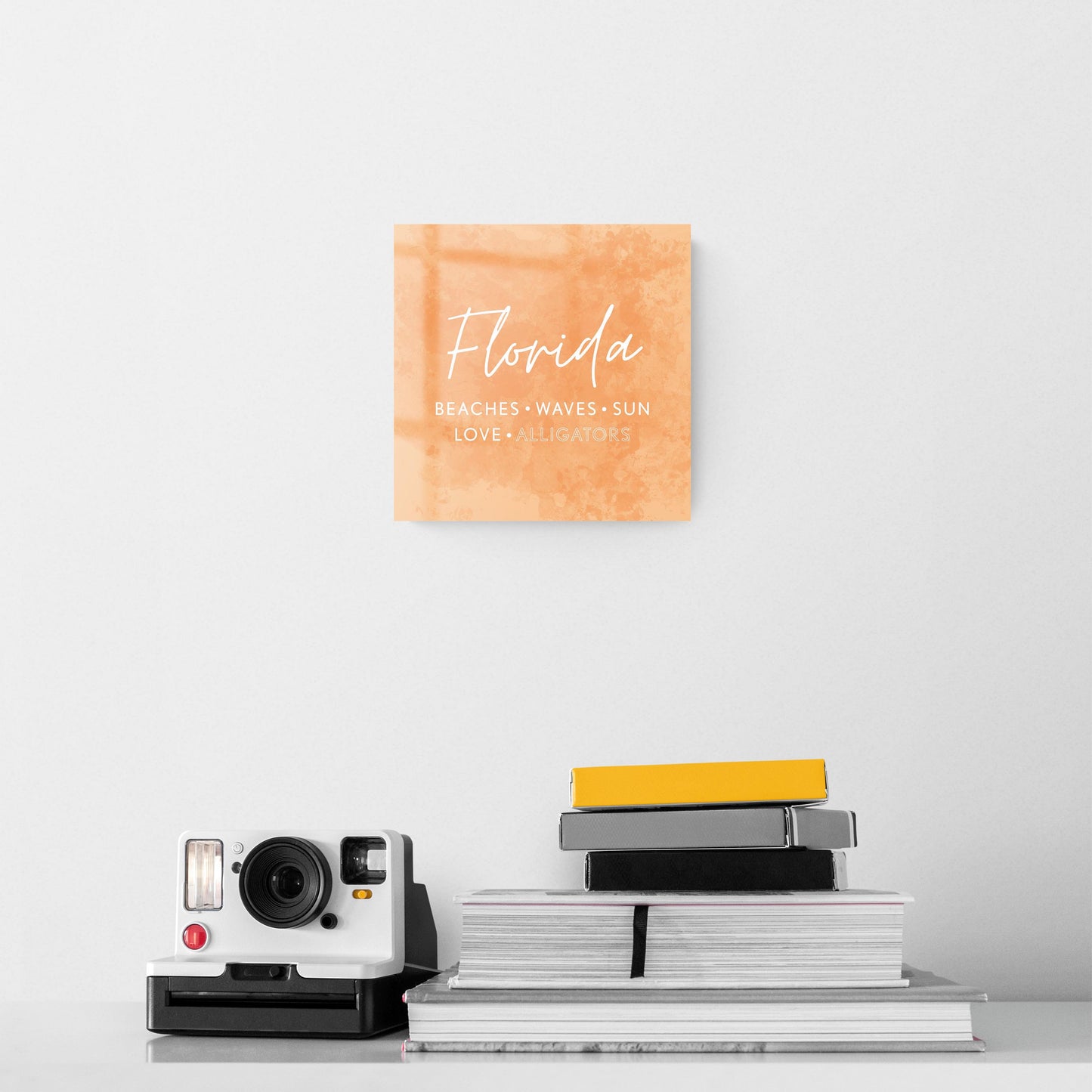 Florida Meaning Orange | Hi-Def Glass Art | Eaches | Min 2
