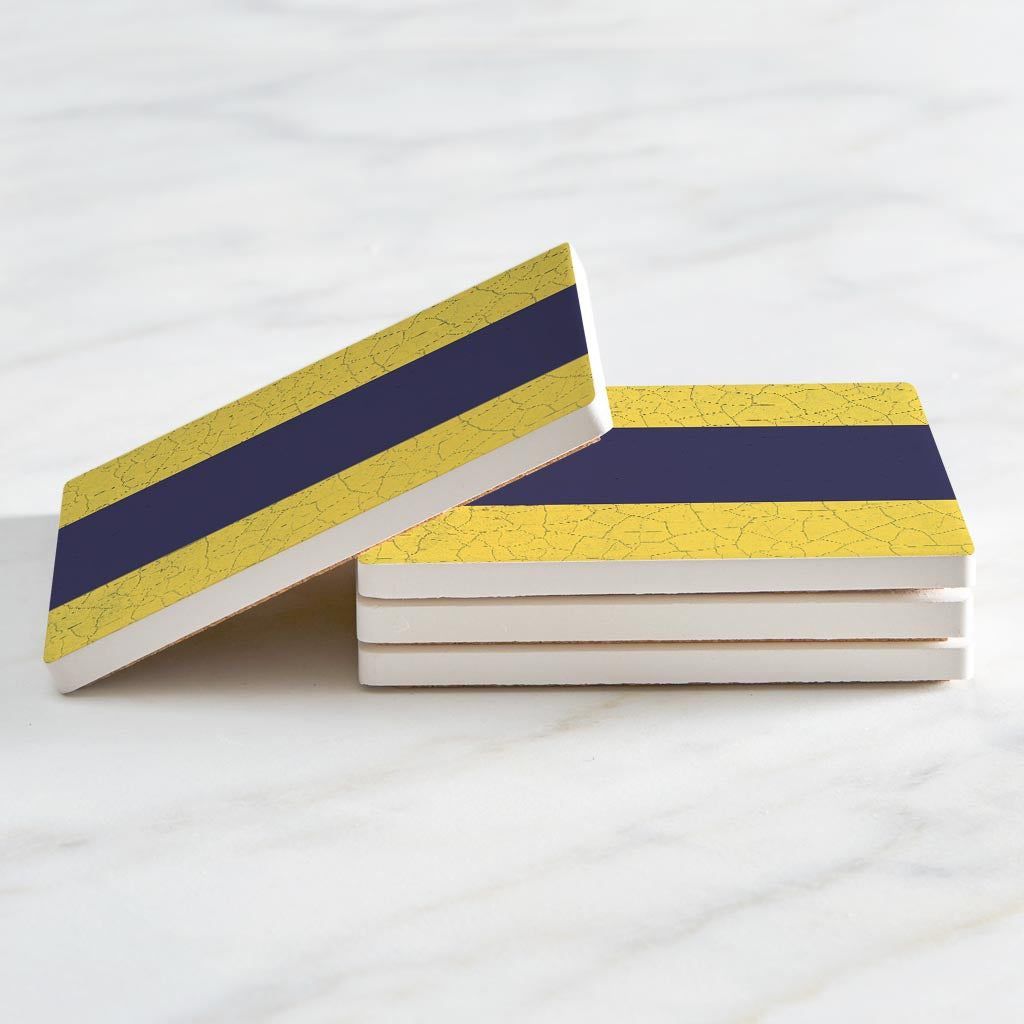 Nautical Flag Delta | Absorbent Coasters | Set of 4 | Min 2