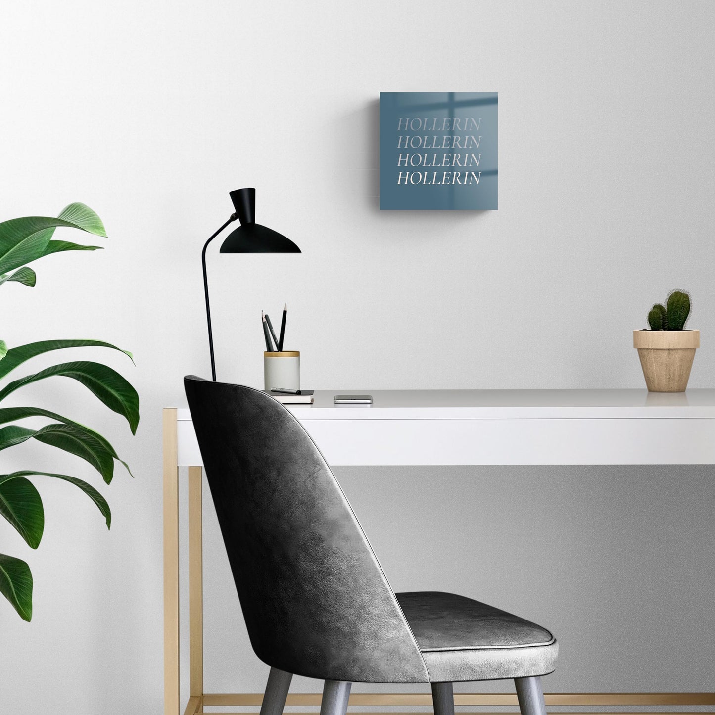 Modern Minimalist Arkansas Hollerin | Hi-Def Glass Art | Eaches | Min 2