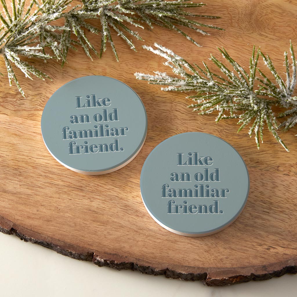 Modern Minimalist Arkansas Familiar Friend| Absorbent Car Coasters | Set of 2 | Min 4