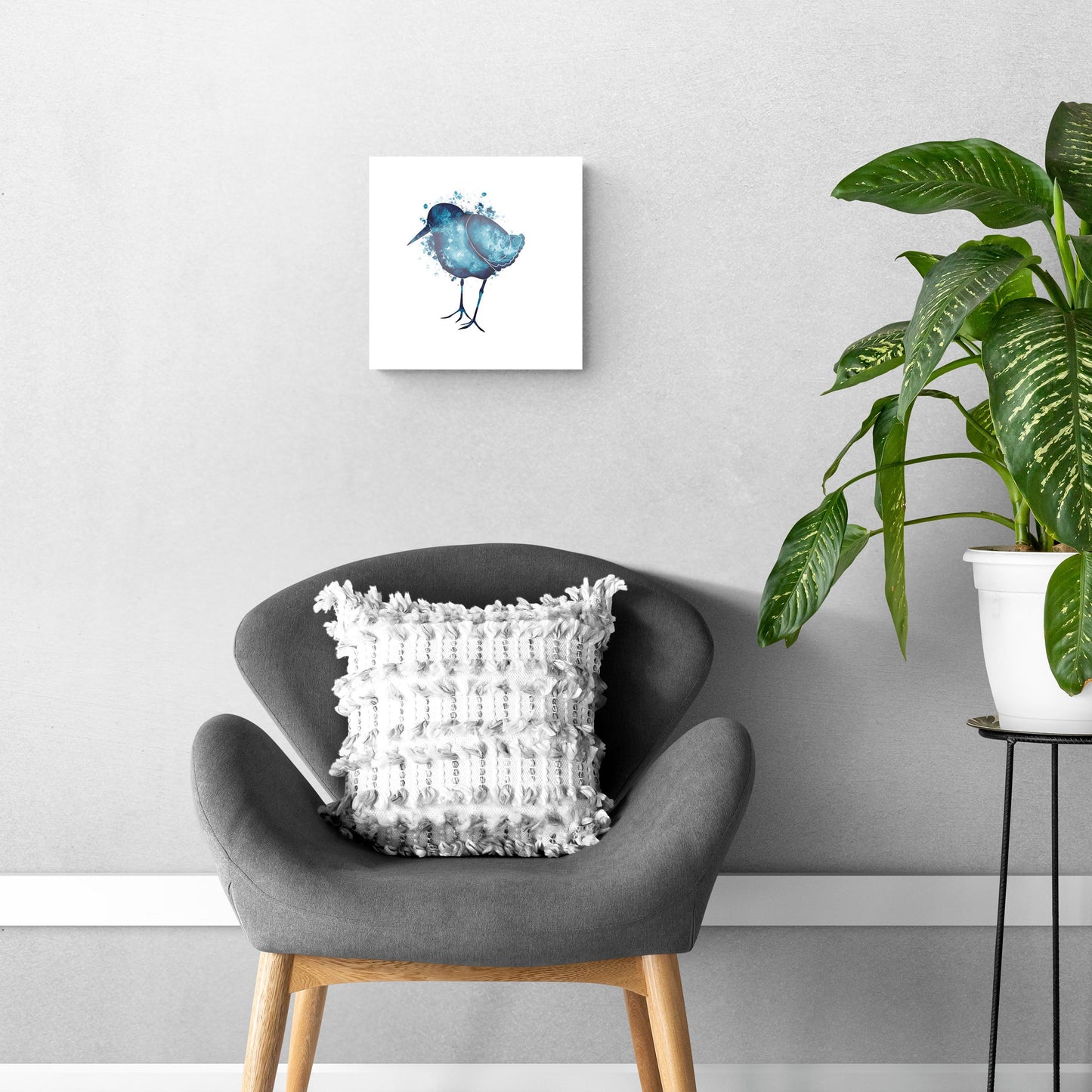 East Coast Water Color Sand Piper | Hi-Def Glass Art | Eaches | Min 1