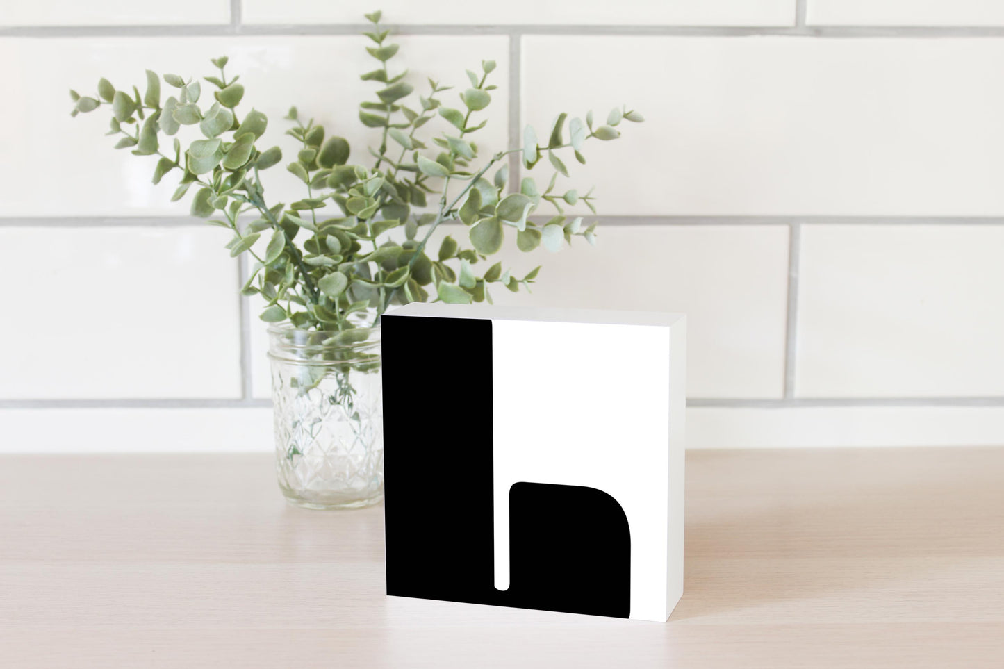 Fun Chunky Monogram L | Wood Block | Eaches | Min 4