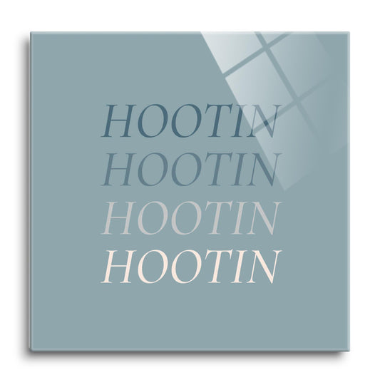 Modern Minimalist Arkansas Hootin | Hi-Def Glass Art | Eaches | Min 1