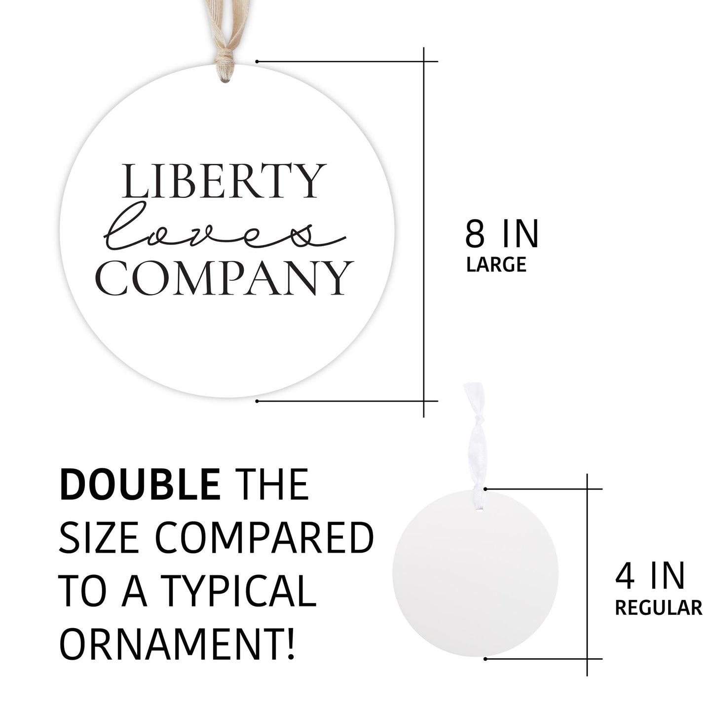 Minimalistic B&W Pennsylvania Liberty Quip | Wood Ornament | Eaches | Min 1