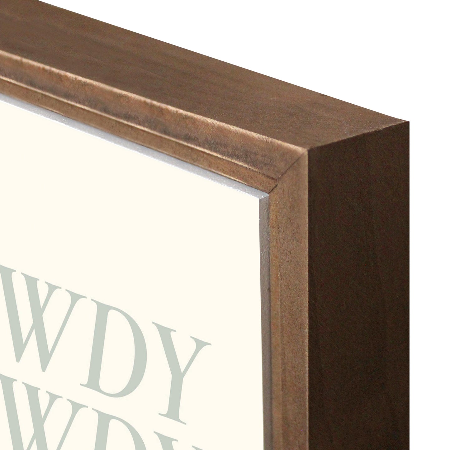 Modern Minimalist Oklahoma Howdy | Wood Sign | Eaches | Min 1