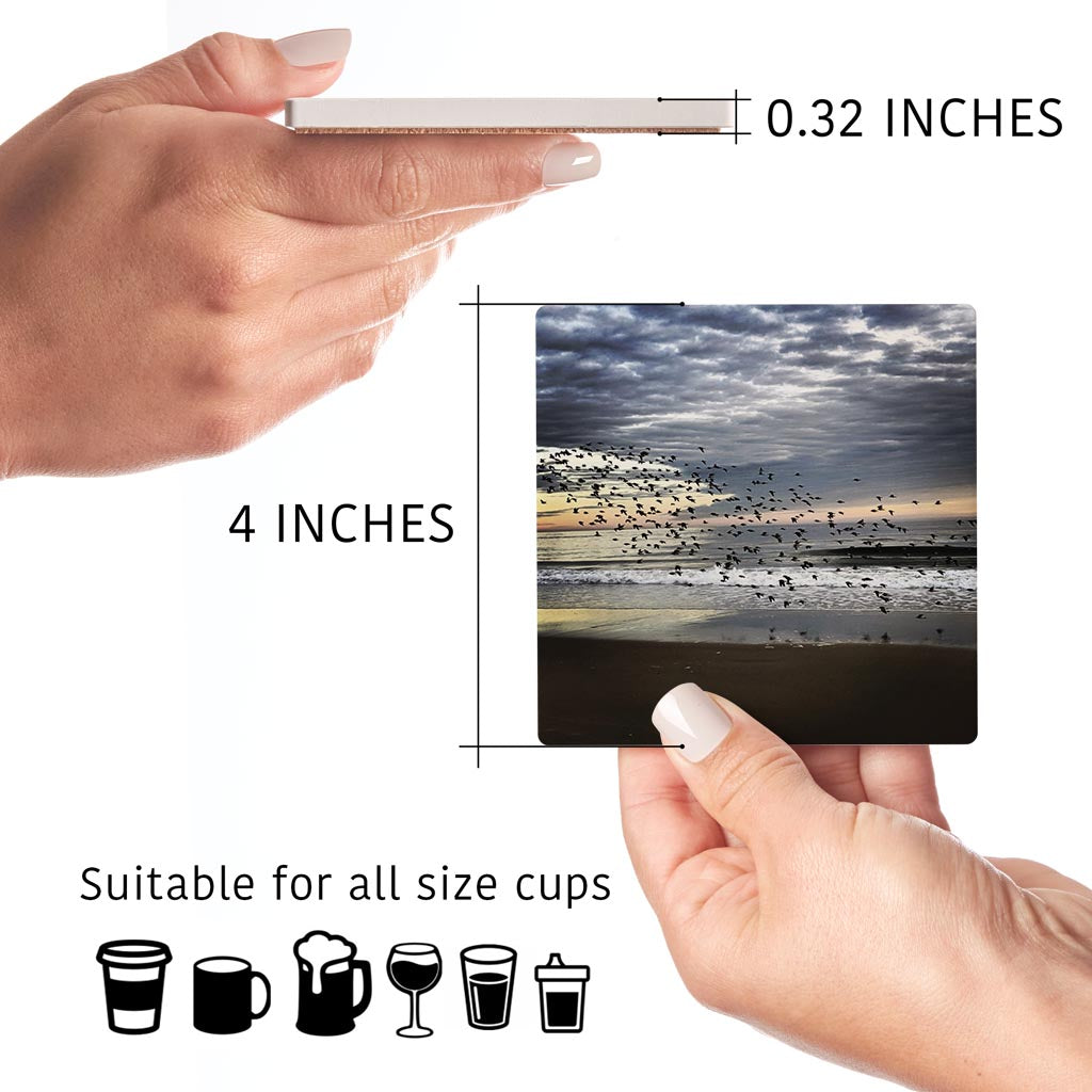 OCNJ Photo | Absorbent Coasters | Set of 4 | Min 2