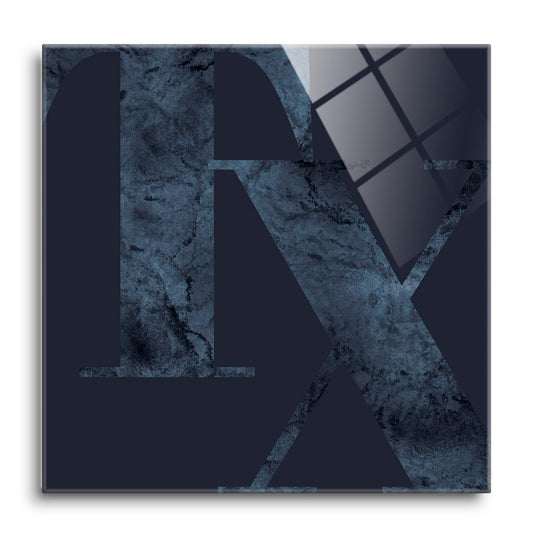 Modern Minimalist Texas Blue Tx | Hi-Def Glass Art | Eaches | Min 1