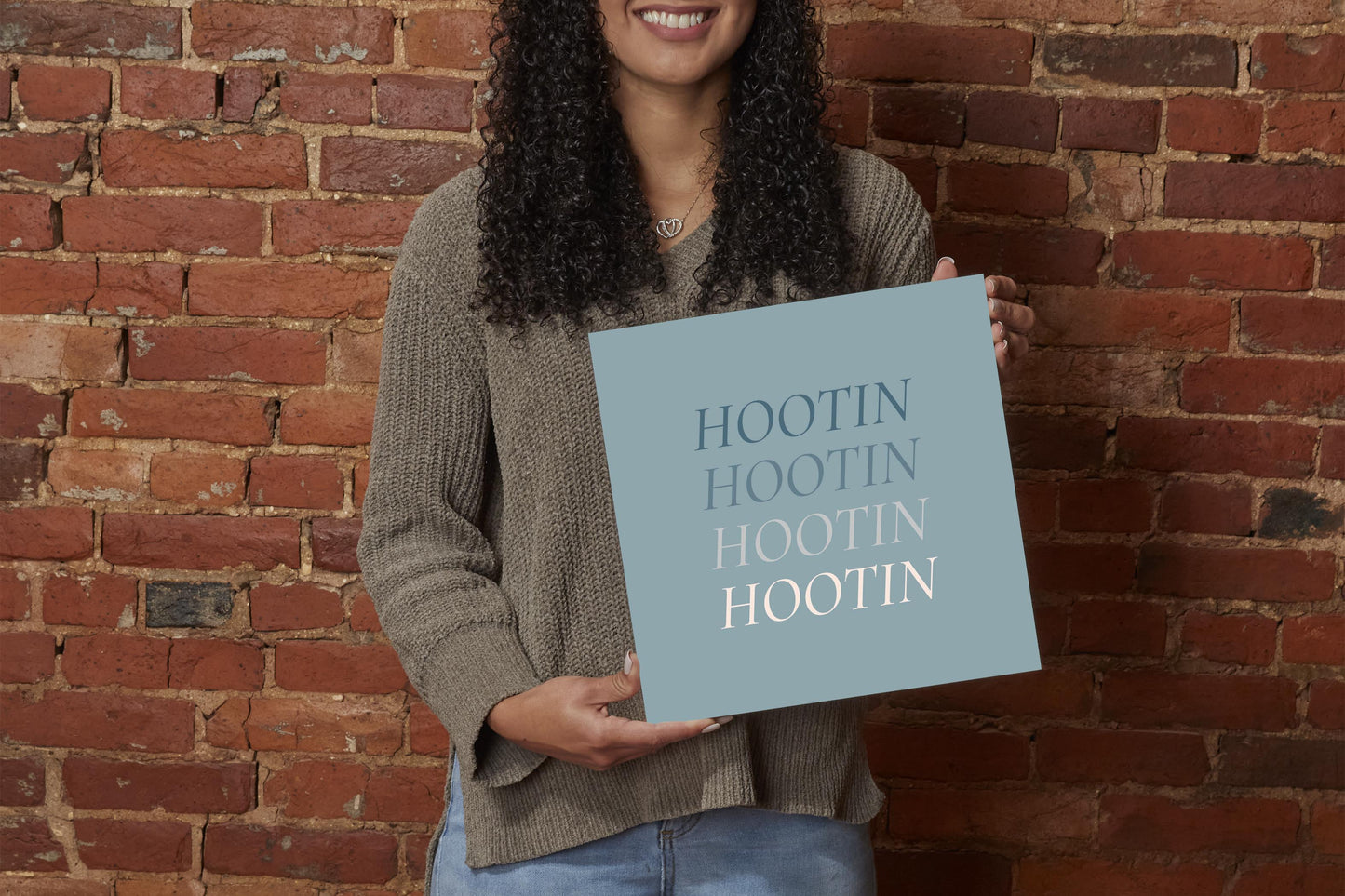 Modern Minimalist Arkansas Hootin | Wood Sign | Eaches | Min 2