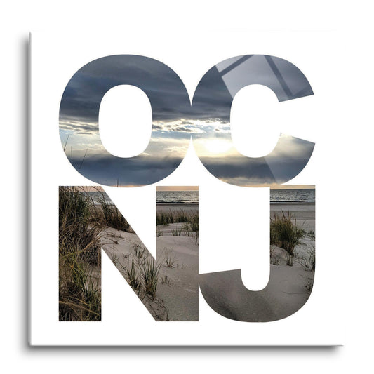 OCNJ Photo With Text | Hi-Def Glass Art | Eaches | Min 1