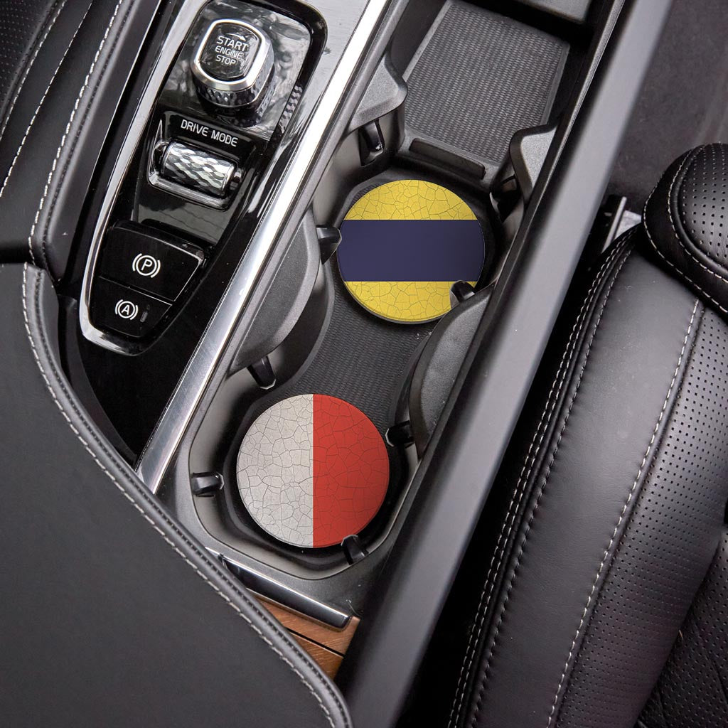 Nautical Flags | Absorbent Car Coasters | Set of 2 | Min 4