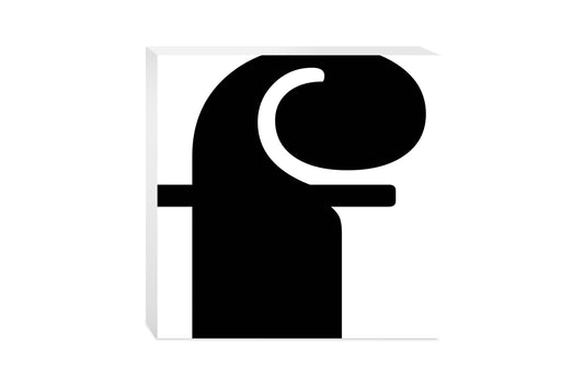 Fun Chunky Monogram F | Wood Block | Eaches | Min 2