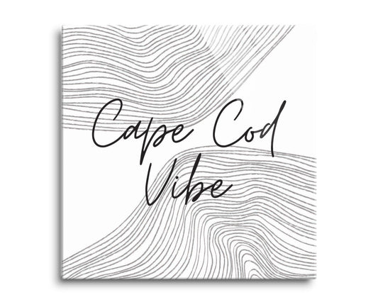 Minimalistic B&W Cape Cod Vibe | Hi-Def Glass Art | Eaches | Min 2