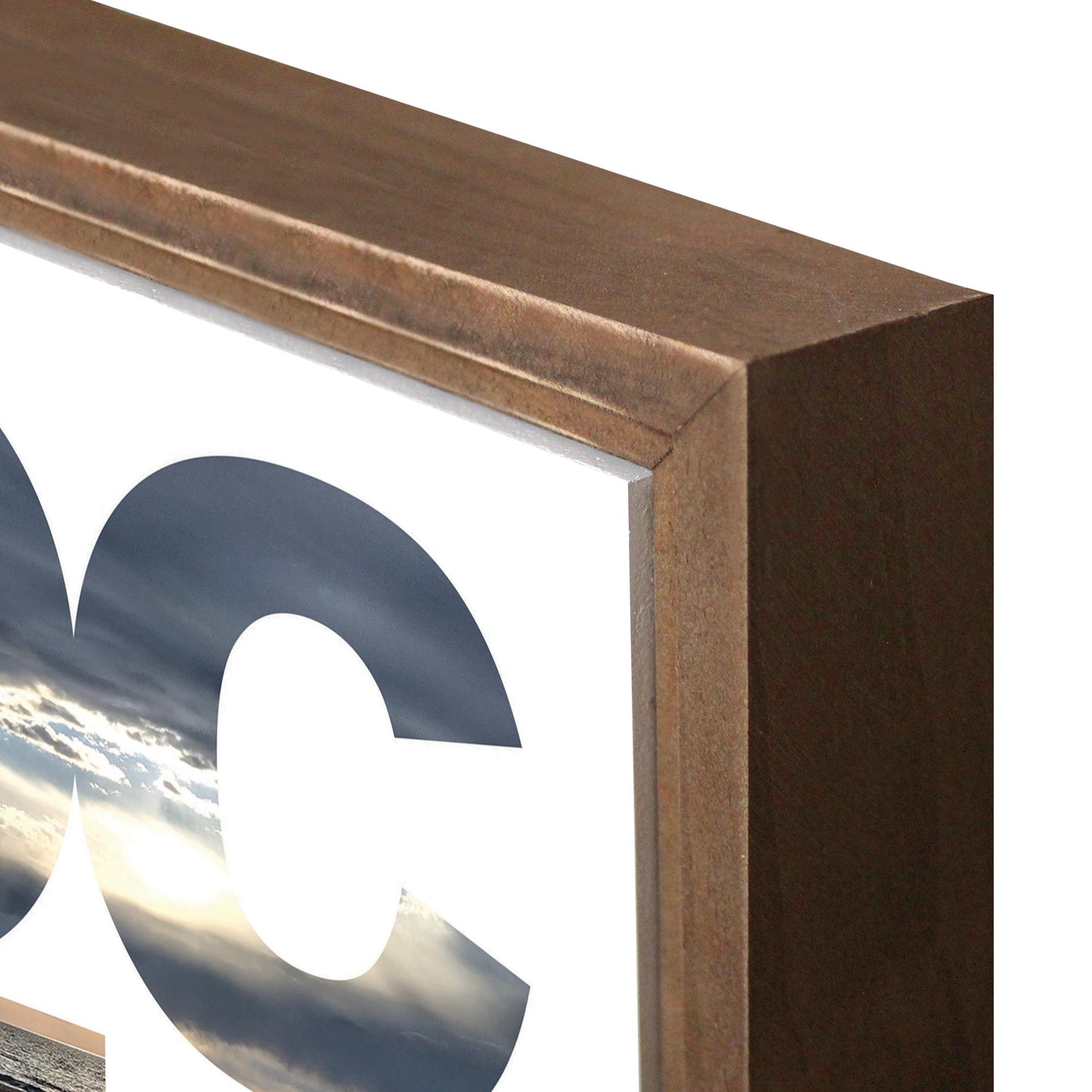 OCNJ Photo With Text | Wood Sign | Eaches | Min 1