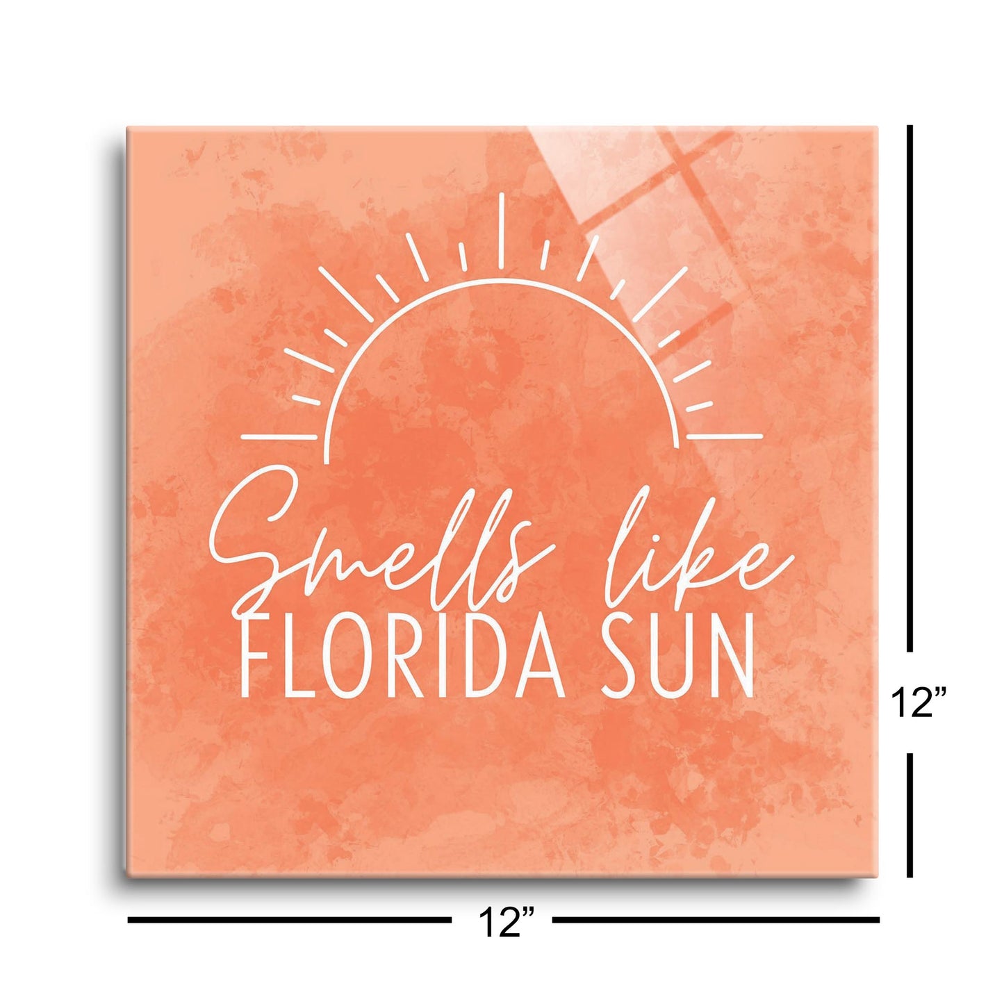 Smells Like Florida Sun Pink | Hi-Def Glass Art | Eaches | Min 1