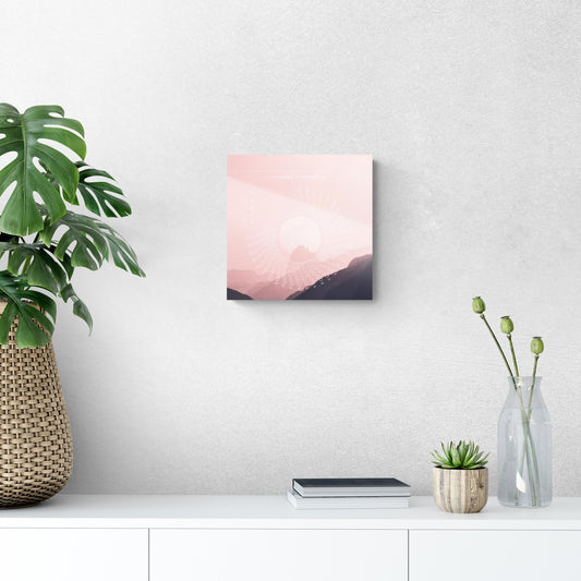 Pink Moon Habit Tracker| Hi-Def Glass Art | Eaches | Min 1
