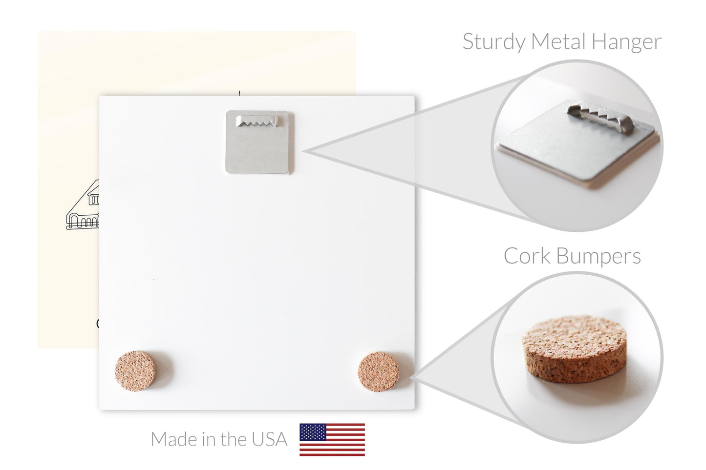 Cream Portland Head Light | Hi-Def Glass Art | Eaches | Min 2