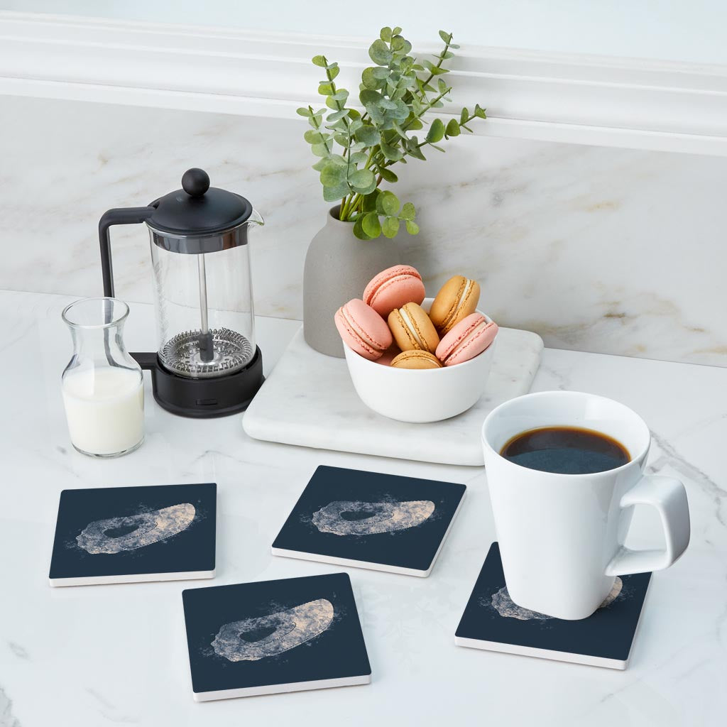 Louisiana Colorful Water Color Oyster| Absorbent Coasters | Set of 4 | Min 2