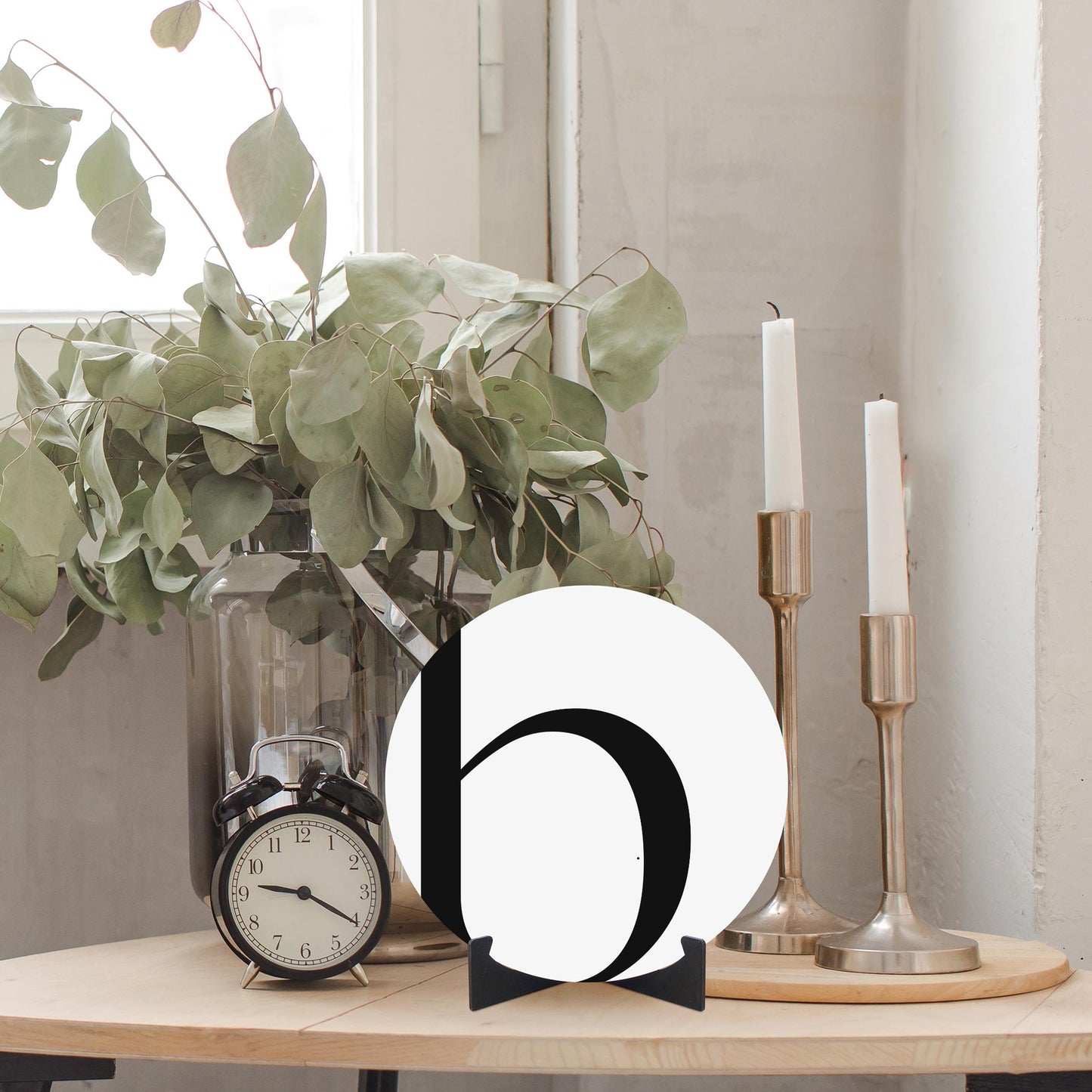 Minimal Monogram B | Wood Sign | Eaches | Min 1