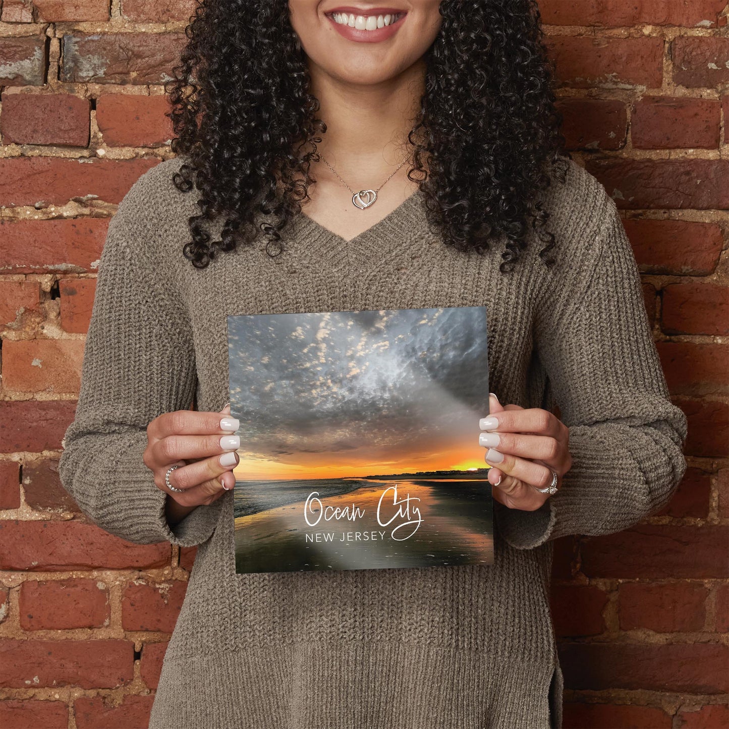 OCNJ Photo With Text | Hi-Def Glass Art | Eaches | Min 2