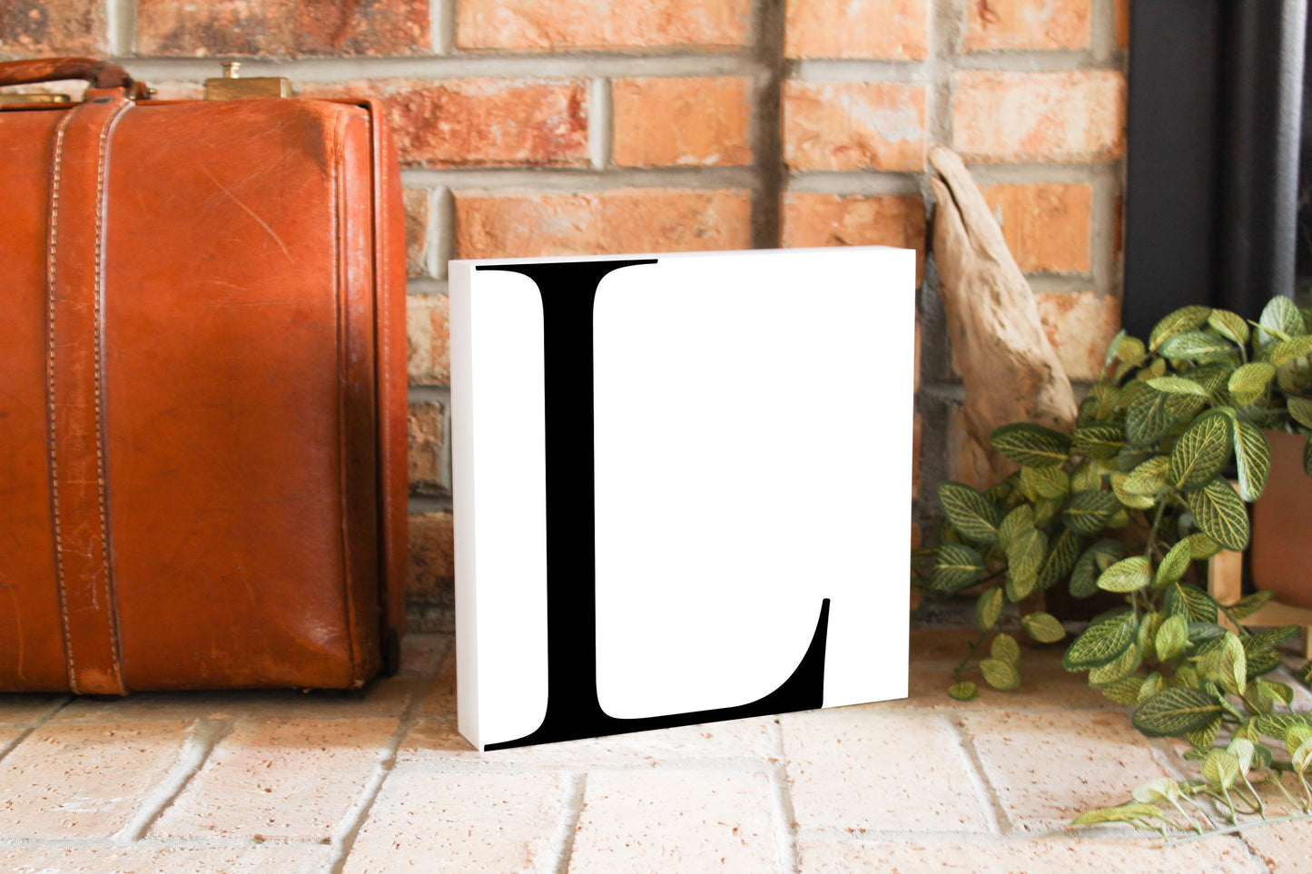 Minimal Monogram L | Wood Block | Eaches | Min 2