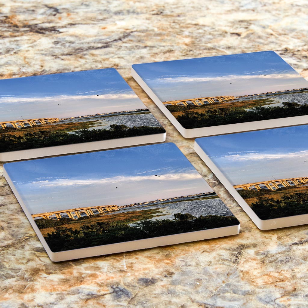 OCNJ Photo | Absorbent Coasters | Set of 4 | Min 2