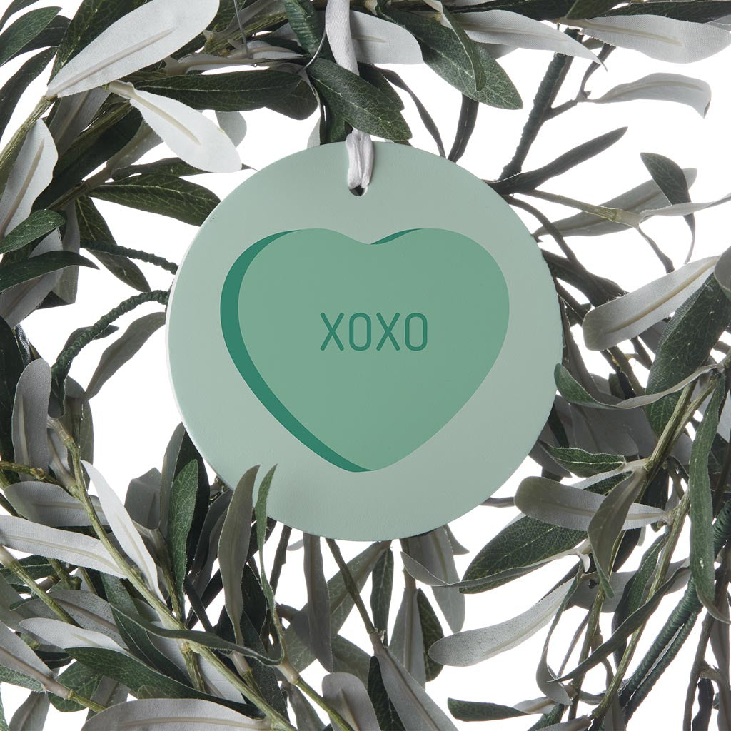 Message Hearts Xo| Wood Ornament | Eaches | Min 6
