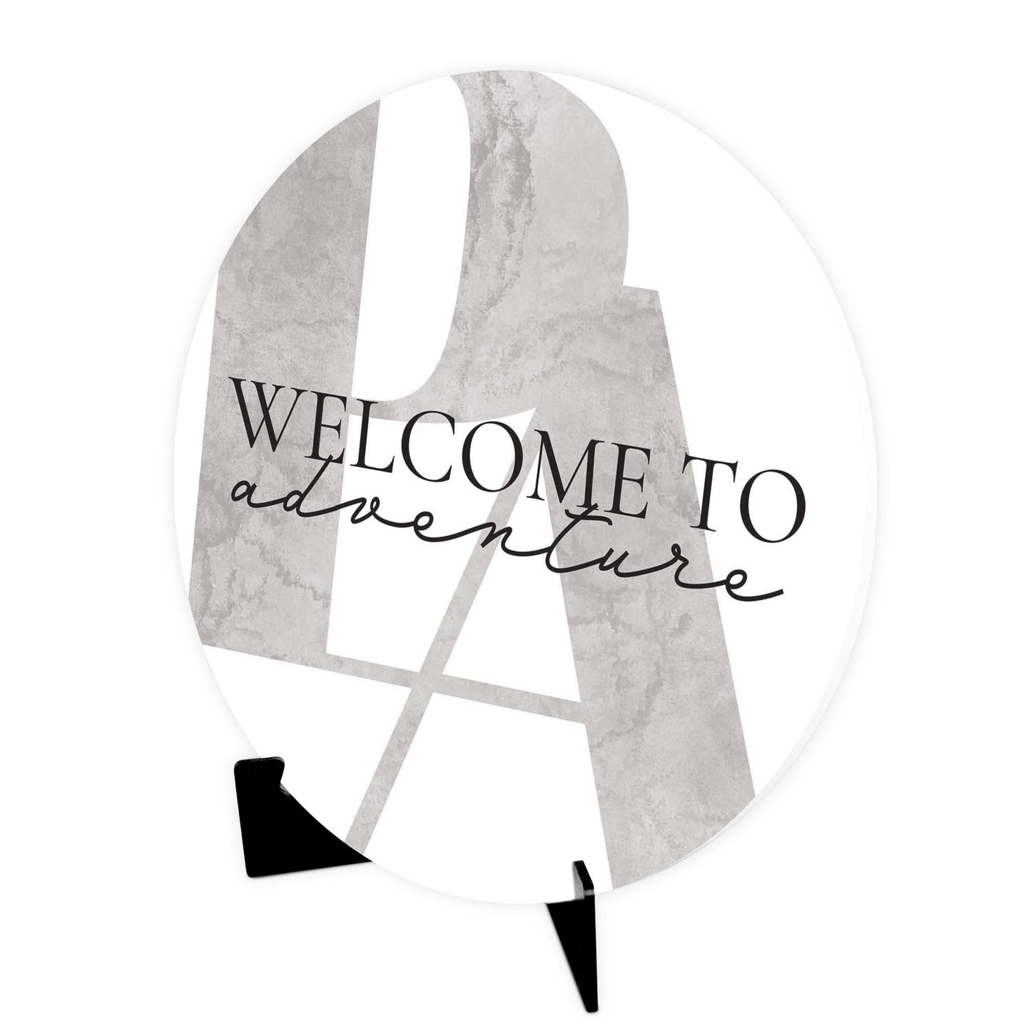 Minimalistic B&W Pennsylvania Adventure Quip | Wood Sign | Eaches | Min 1