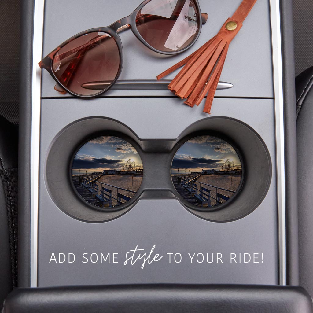 OCNJ Photo | Absorbent Car Coasters | Set of 2 | Min 4