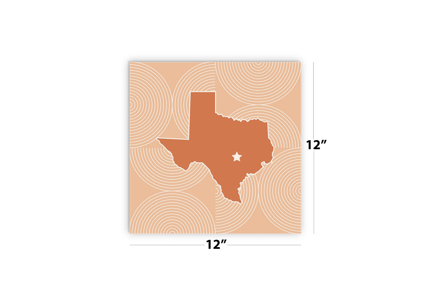 Modern Minimalist Texas Austin Star | Wood Sign | Eaches | Min 2