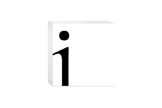 Minimal Monogram I | Wood Block | Eaches | Min 4