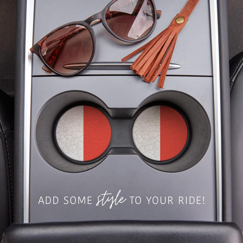 Nautical Flag Hotel| Absorbent Car Coasters | Set of 2 | Min 4