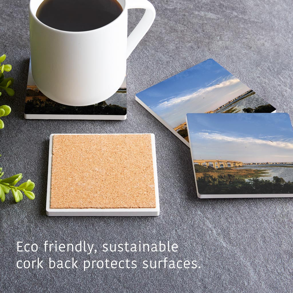 OCNJ Photo | Absorbent Coasters | Set of 4 | Min 2