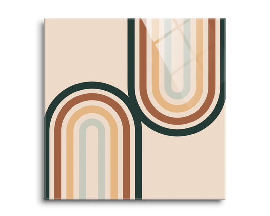 Modern Minimalist Line Art | Hi-Def Glass Art | Eaches | Min 2