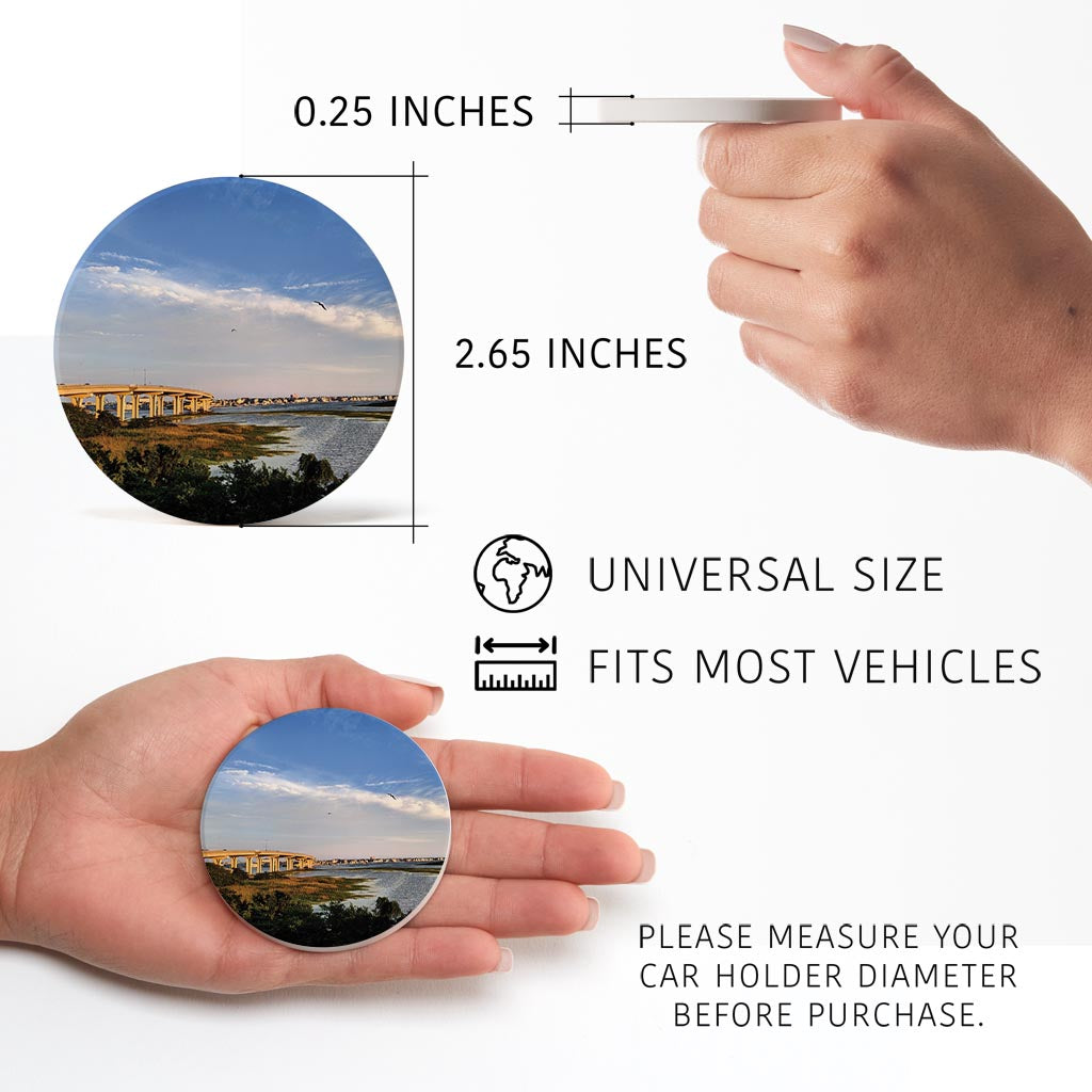 OCNJ Photo | Absorbent Car Coasters | Set of 2 | Min 4