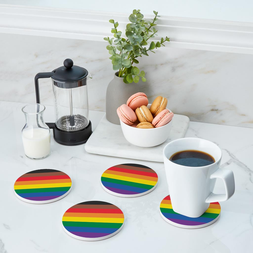 Philly Pride Flag Colors | Absorbent Coasters | Set of 4 | Min 2