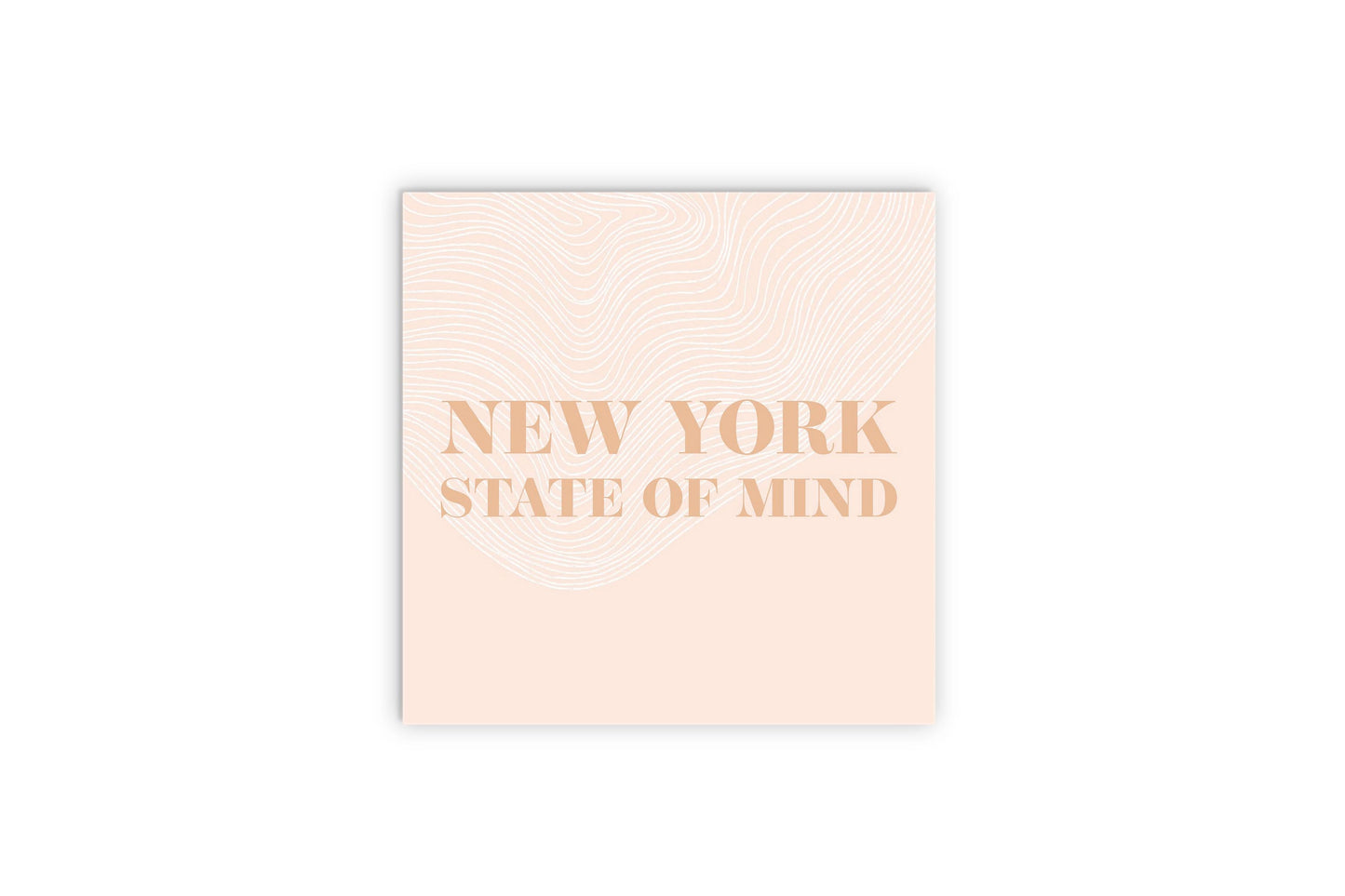 Modern Minimalist New York State Of Mind | Wood Sign | Eaches | Min 2