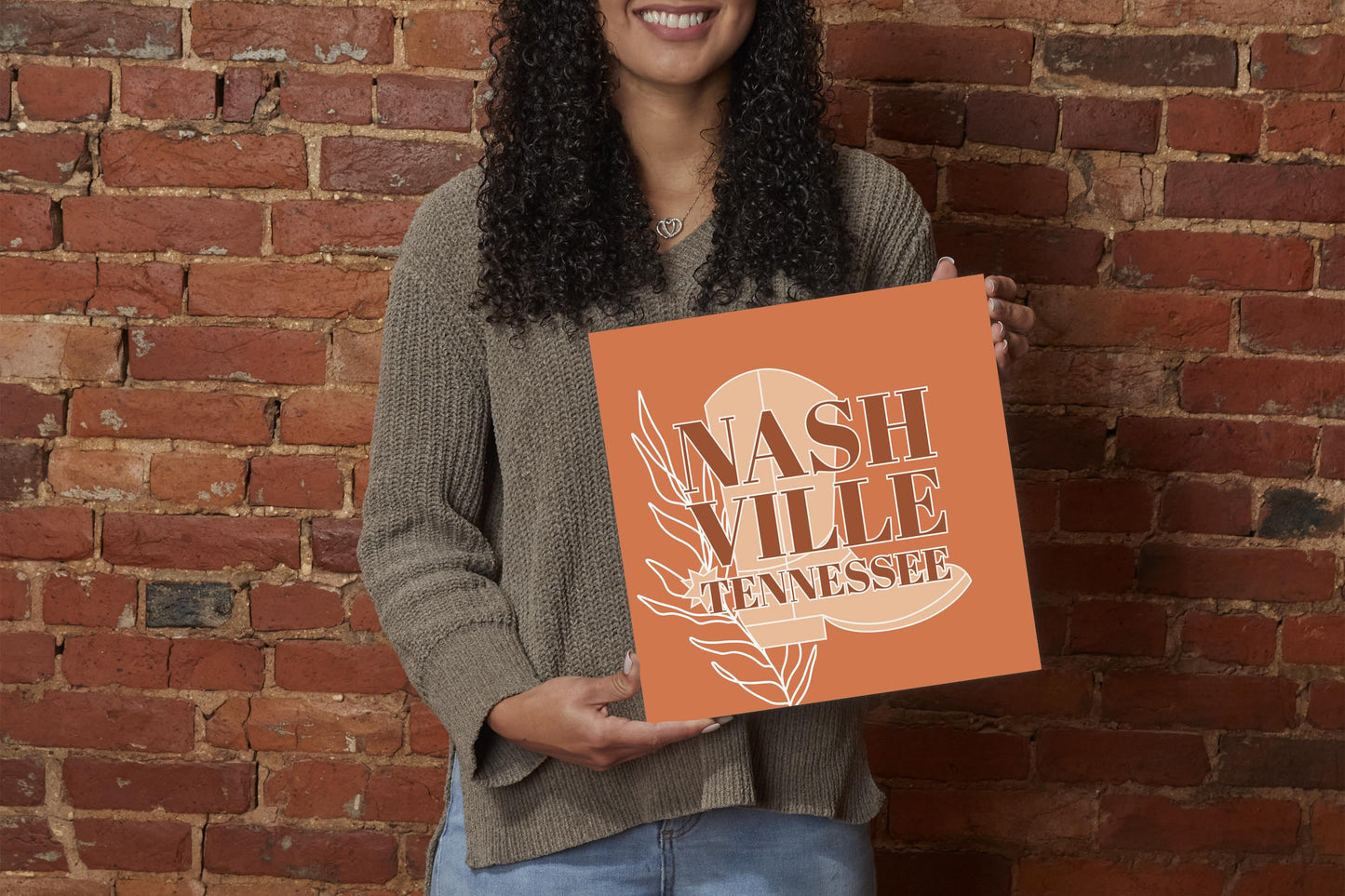 Modern Minimalist Tennessee Nashville Boot | Wood Sign | Eaches | Min 2