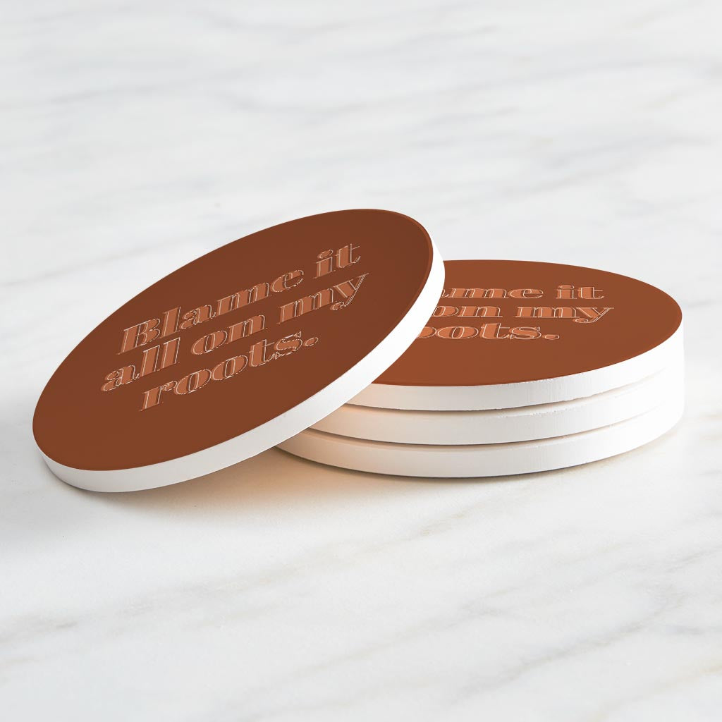 Modern Minimalist Arkansas Roots | Absorbent Coasters | Set of 4 | Min 2