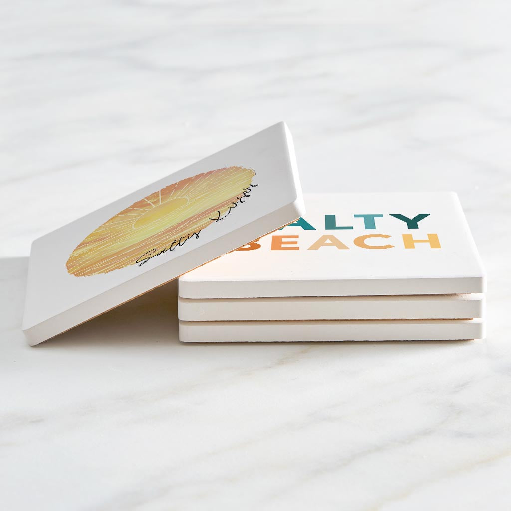 Florida Minimalistic Sayings| Absorbent Coasters | Set of 4 | Min 2