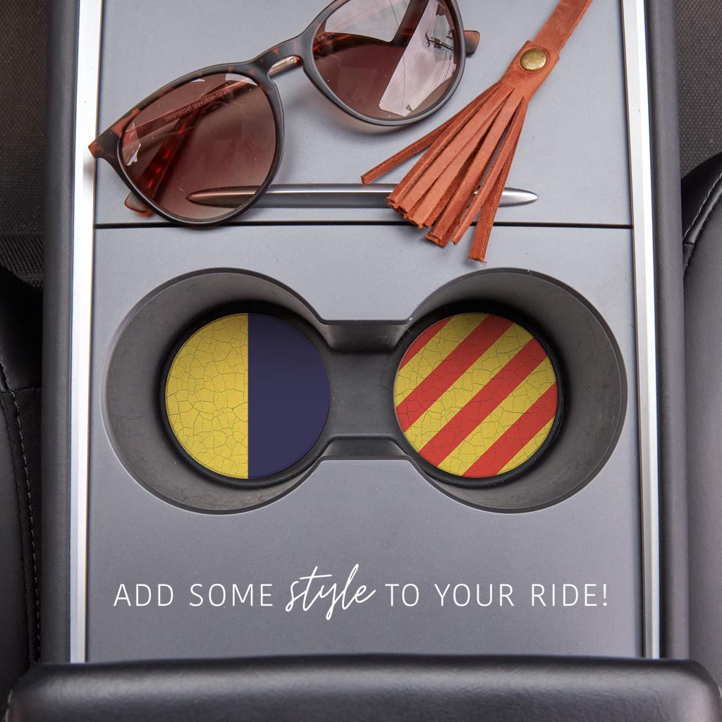 Nautical Flags | Absorbent Car Coasters | Set of 2 | Min 4