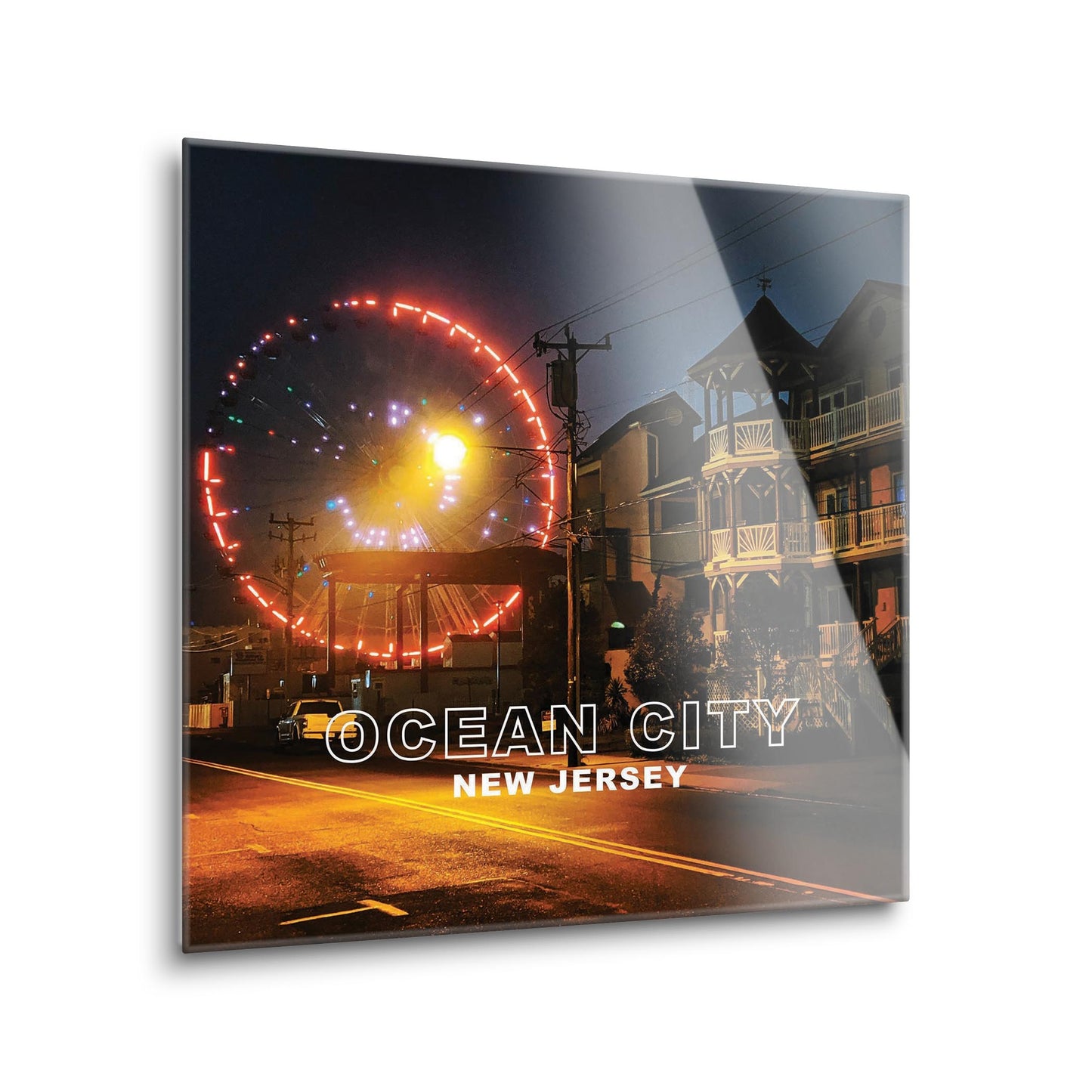 OCNJ Photo With Text | Hi-Def Glass Art | Eaches | Min 1