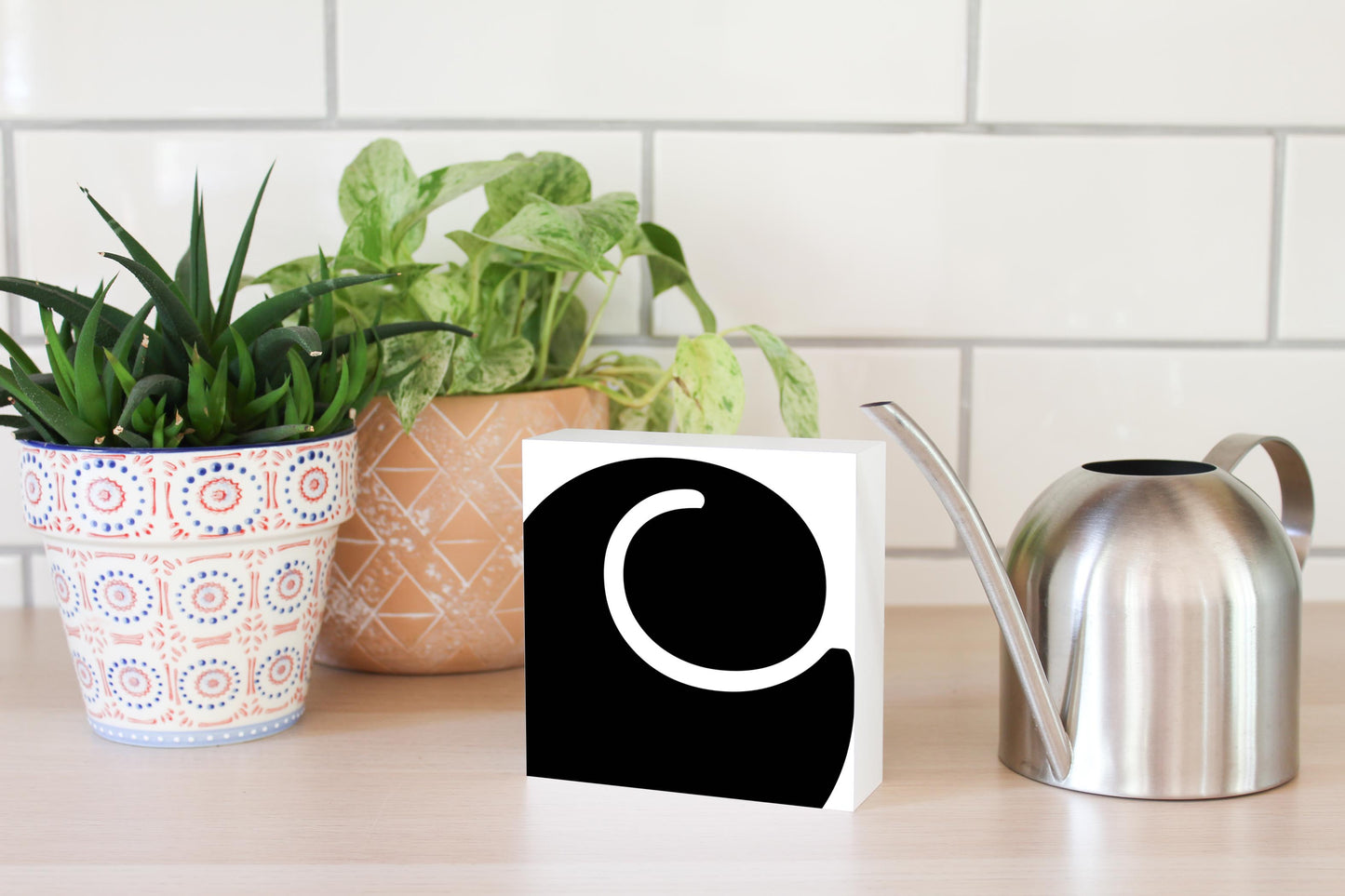 Fun Chunky Monogram C | Wood Block | Eaches | Min 4