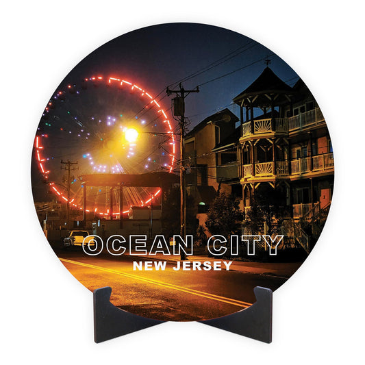 OCNJ Photo With Text | Wood Sign | Eaches | Min 1