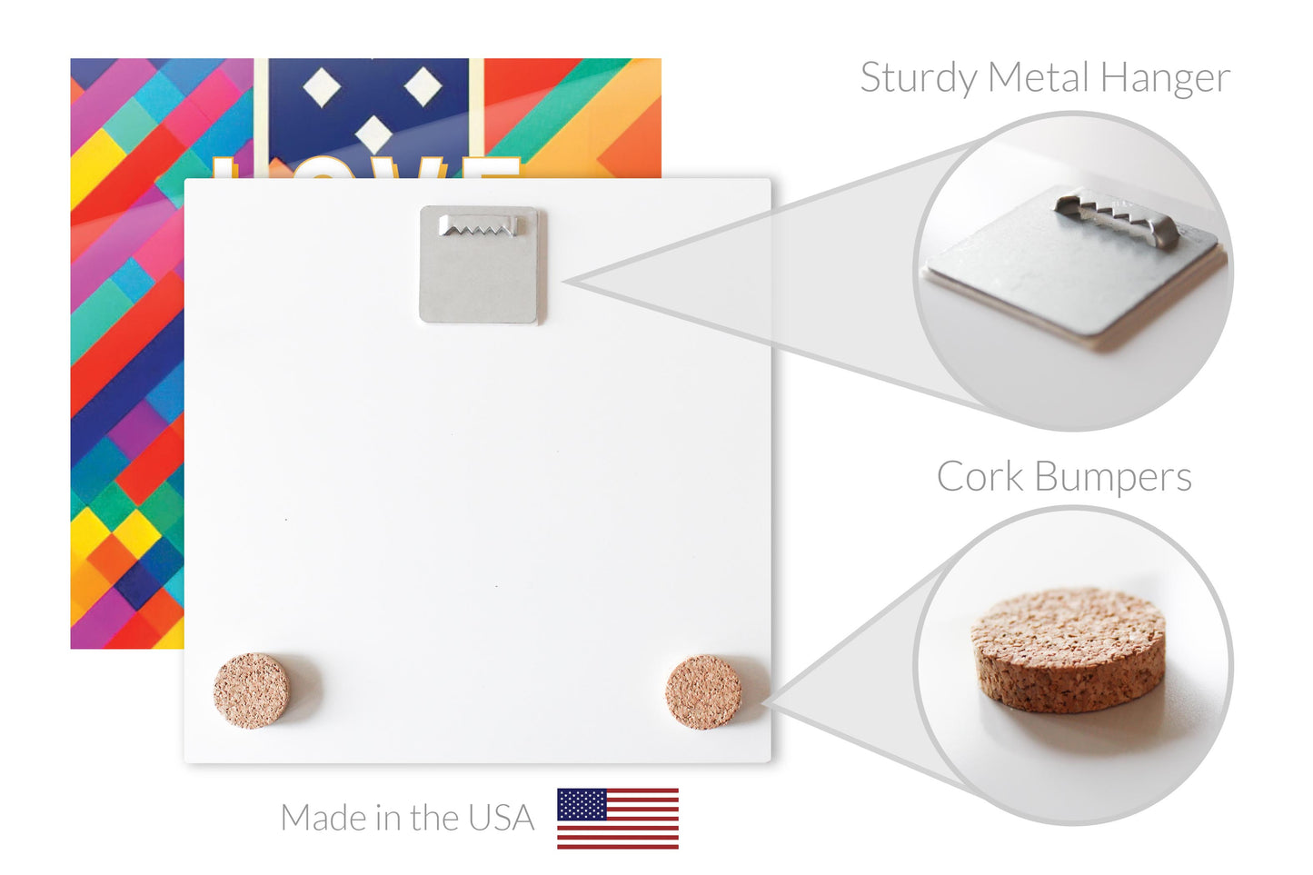 Love By The Moon | Hi-Def Glass Art | Eaches | Min 2