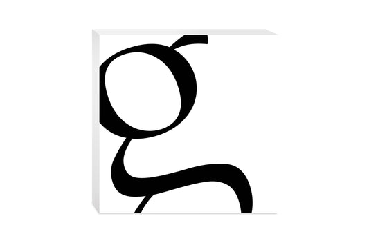 Minimal Monogram G | Wood Block | Eaches | Min 2
