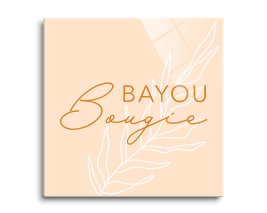 Modern Minimalist Louisiana Bayou Bougie | Hi-Def Glass Art | Eaches | Min 2