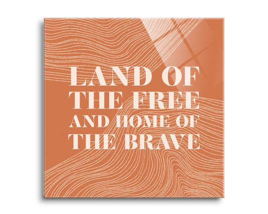 Modern Minimalist New York Free Brave | Hi-Def Glass Art | Eaches | Min 2