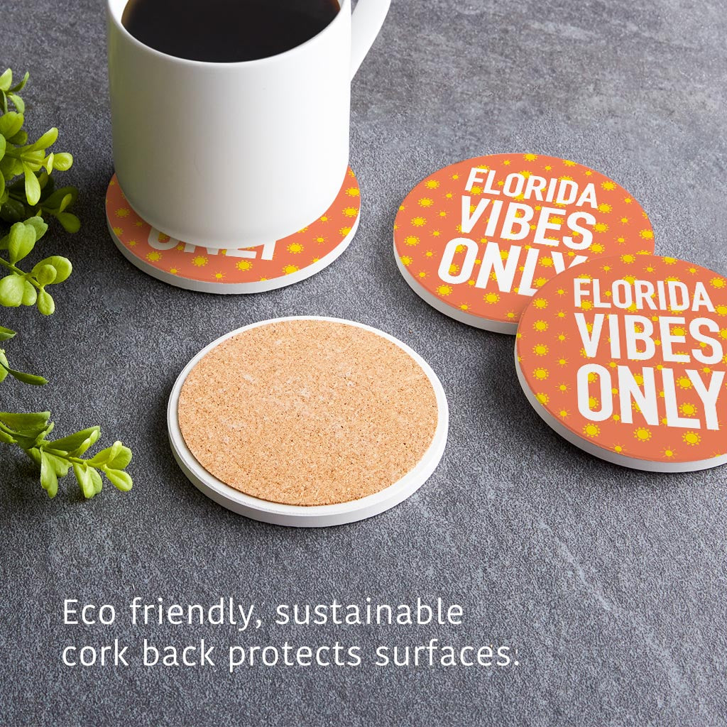 Florida Vibes Only| Absorbent Coasters | Set of 4 | Min 2