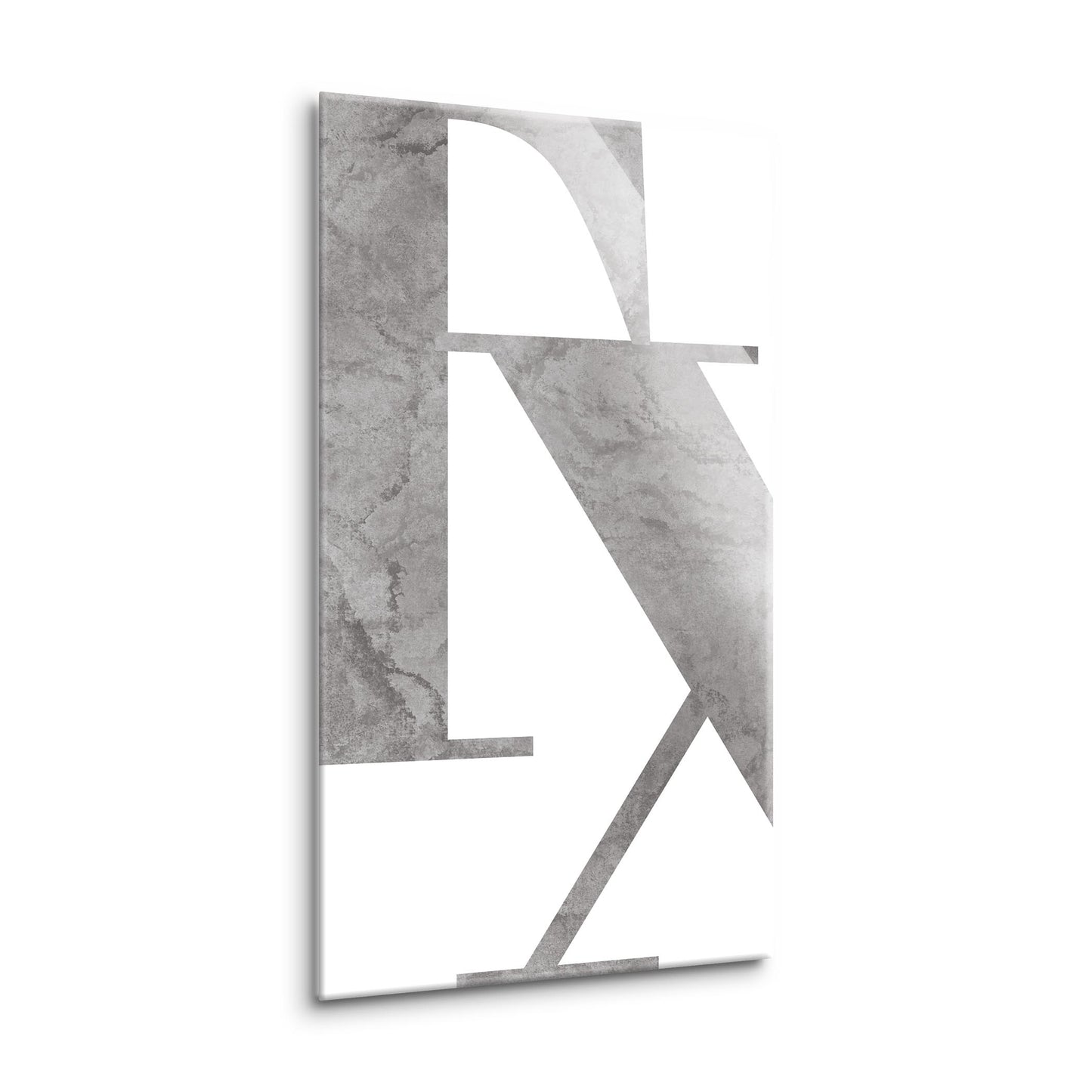 Modern White Texas Initials | Hi-Def Glass Art | Eaches | Min 2